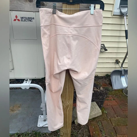 Madewell X Outdoor Voices® 3/4 Warmup Two Tone Pink Leggings Size Large - Picture 6 of 8